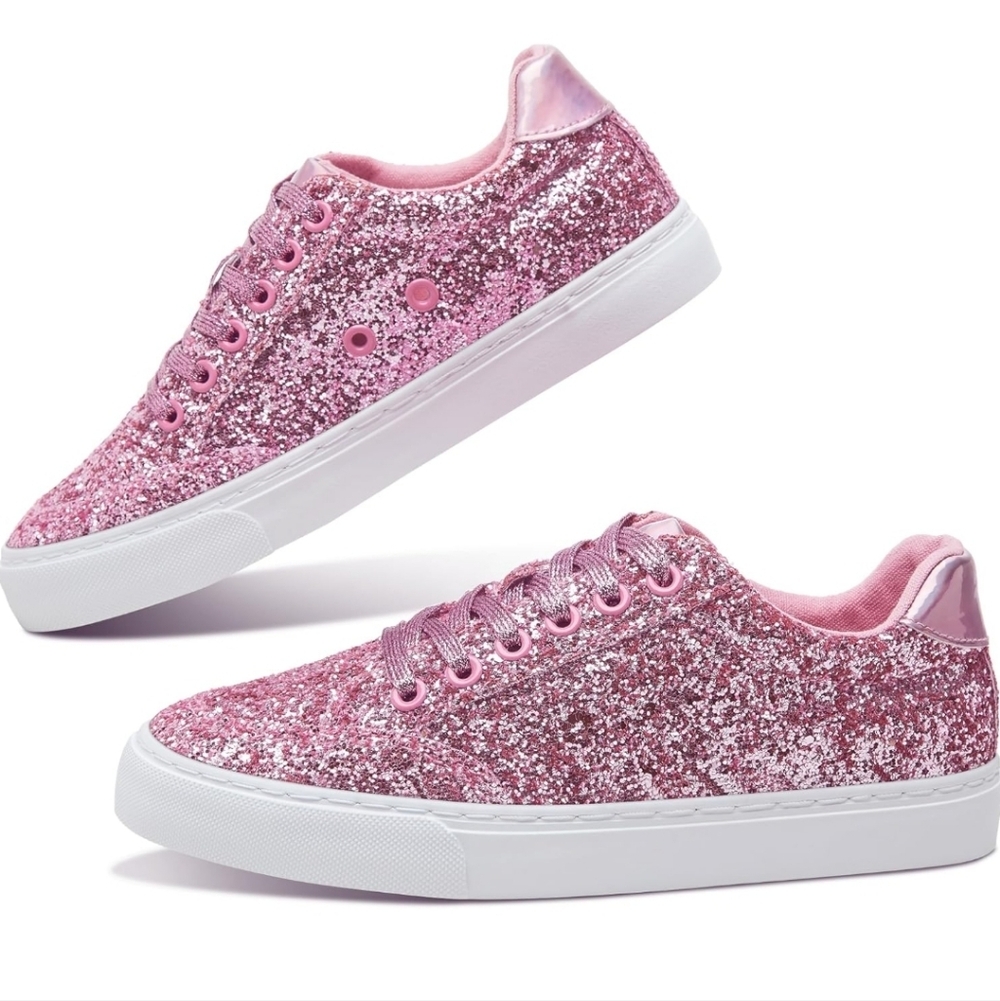 Glitter Pink Women's Sneakers